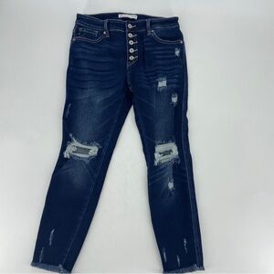 Kancan Estillo Distressed Skinny Jeans